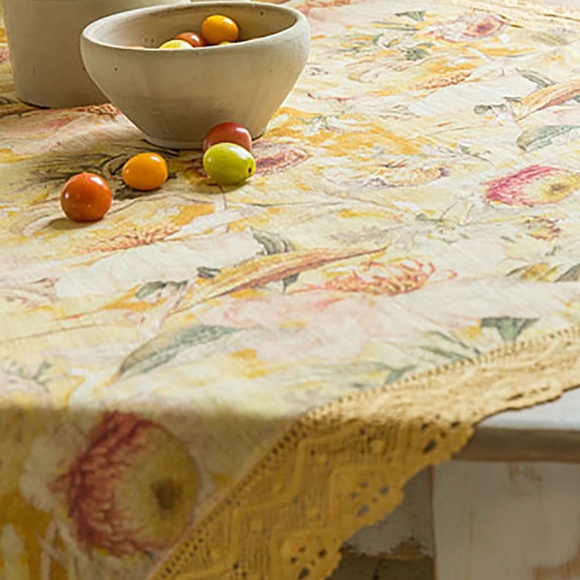 April Cornell Tablecloth Beckoning Bocas Linen NWT - Picture 2 of 4
